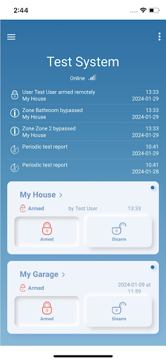 Android application Be Secure screenshort