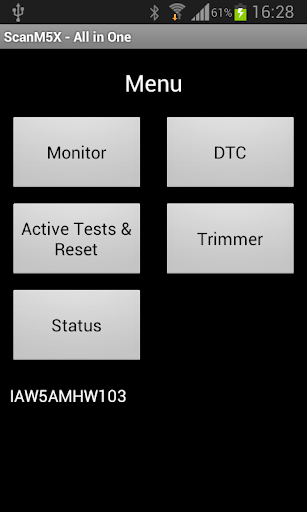 ScanM5X Data Logger Screen 2