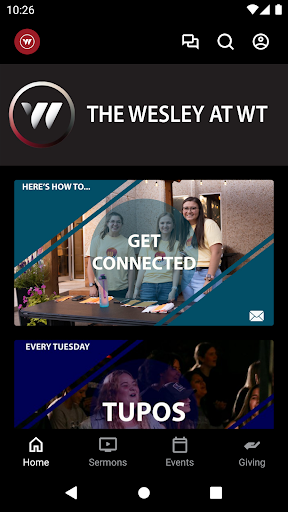Android application WTAMU Wesley screenshort