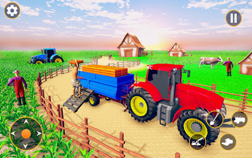 Real Tractor Driving Simulator: New Farming Games 0.6 screenshots 1
