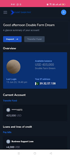 Ciunt Dash Screen 3