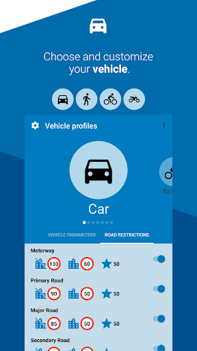 Screenshot of MapFactor Navigator Car Pro