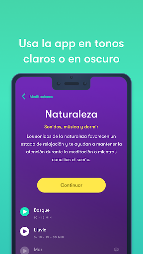 Screenshot of Bambú: Meditación y Relajación
