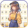 Pretty Mail Hat Girl Keyboard  icon