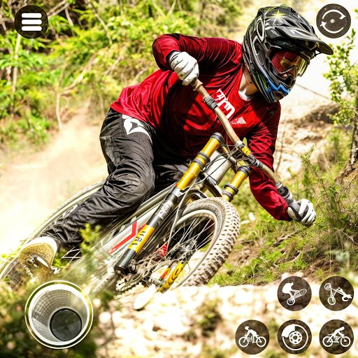 Android application Bmx Bike Games Offline Racing screenshort