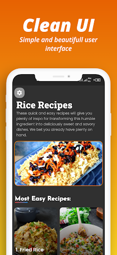 Screenshot of Rice Recipes Offline