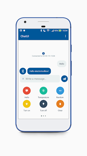 Bluetooth Terminal Screen 2