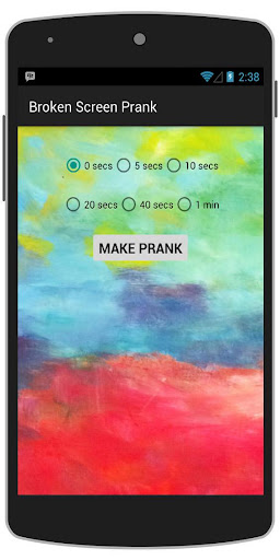 Android application Broken Screen Prank screenshort