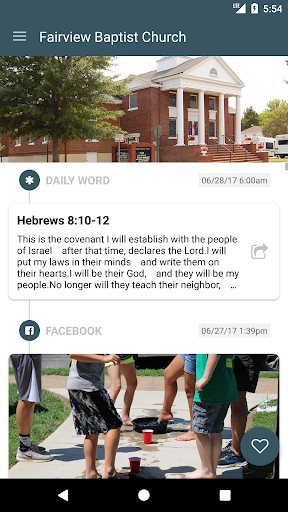 Fairview Baptist @FXBG Screen 2