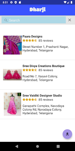 Android application Dharji screenshort