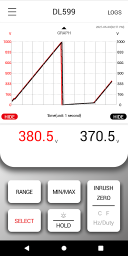 DL599 Screen 2