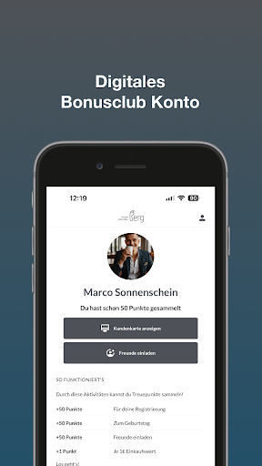Android application Berg Schuhe screenshort