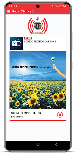 Android application Radio Técnica 2 screenshort