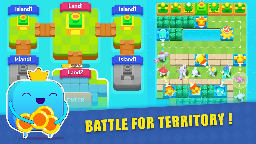 Island Defense - Idle game 1.5.48 APK + Mod (Unlimited money / Free purchase / Invincible) for Android