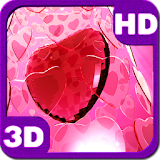 Valentine's Day Ruby Heart 3D icon