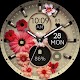 screenshot of Flowers purple watch face