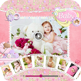 Baby Photo Video Maker With Music icon