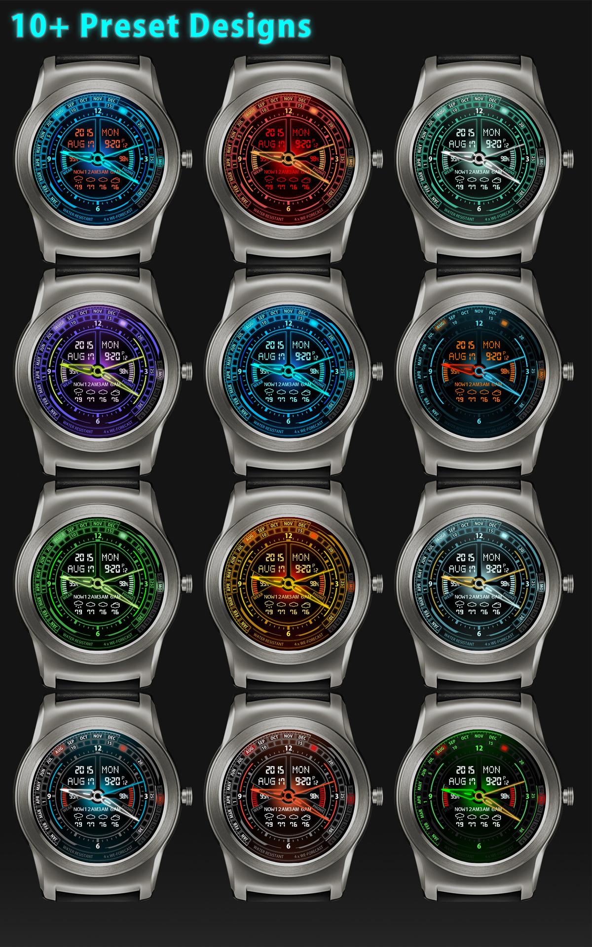 Android application V20 WatchFace For Android Wear screenshort