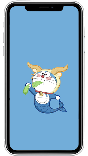 Wallpaper Blue Cat 4K