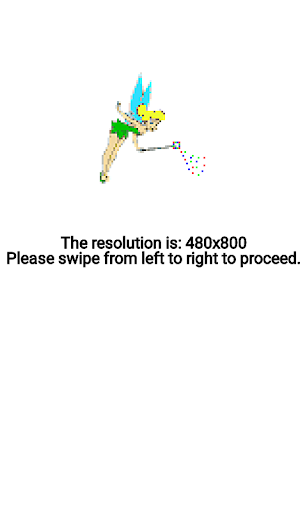 Android application Pixie Pixel Test screenshort