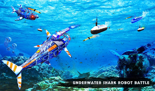 US Police Robot Shark Submarine Transform screenshots apkspray 5