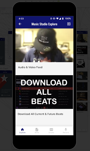 Android application Rap Beats Music Studio screenshort