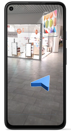 Android application IndoorAtlas Positioning screenshort