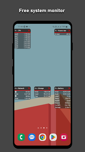 Android application SysFloat - Monitor FPS,CPU,GPU screenshort