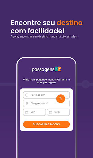 Android application PassagensBR screenshort