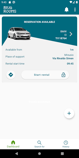 Riva Rooms Car Sharing Screen 2