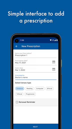 EyeLog - Log Eye Prescriptions Screen 3