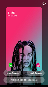 Captura de Pantalla 1 Rihanna Aesthetic Wallpaper 4K android