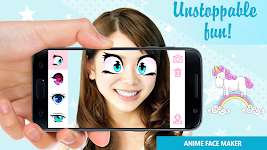 screenshot of Anime face maker