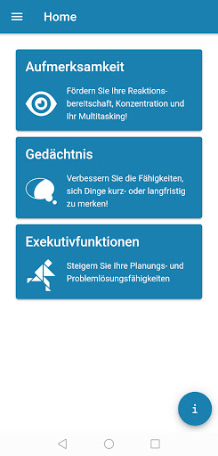 Android application MS Kognition screenshort
