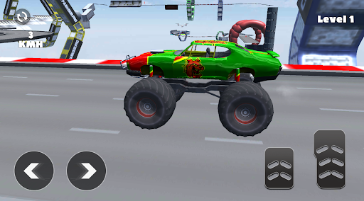 Monster Truck Stunt Truck Game