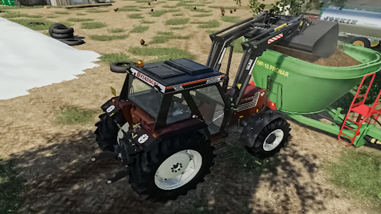 米国の農業用トラクターの3Dゲーム