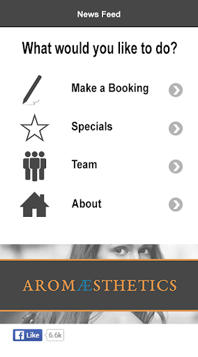 Android application Aromaesthetics screenshort