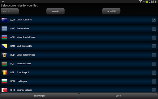 Screenshot of Easy Currency Converter