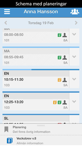 Android application Skola24 MobilApp screenshort