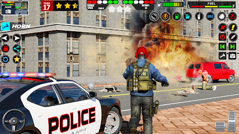 警察はゲームカーの運転を追跡しますのおすすめ画像2