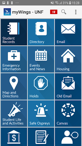 Android application UNF Mobile (Official) screenshort
