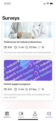 Android application Industrii Insider screenshort