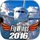 FlyWings Flight Simulator X 2016 HD icon