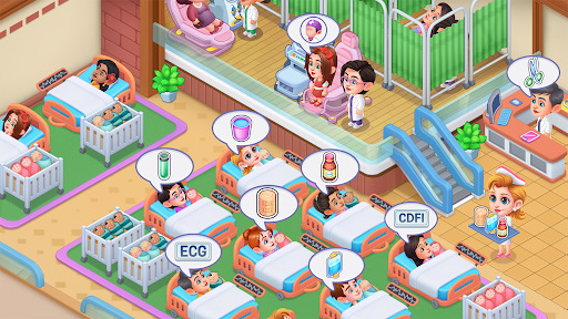 Android application Hospital Rush: Doctor ASMR screenshort