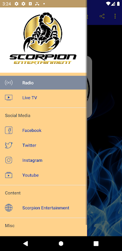 Scorpion Entertainment Screen 3