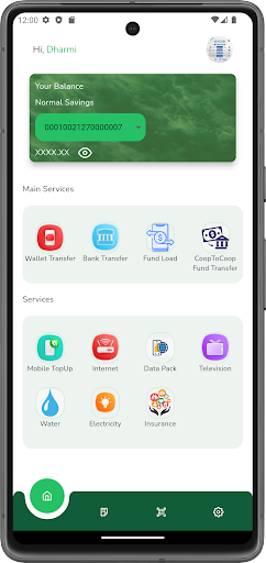 JanSahayog SACCOS (Mobile App) Screen 3