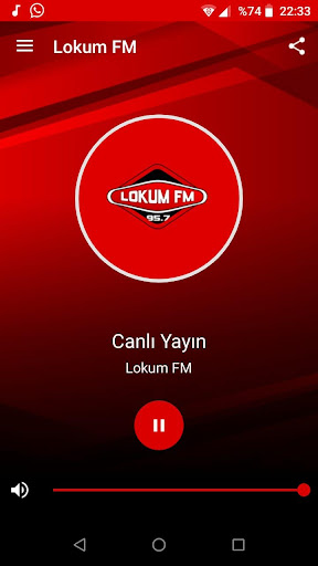 Android application Lokum FM screenshort