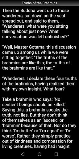 Truths of the Brahmins Sutta Screen 3