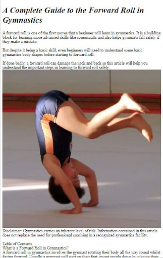 How to Do Gymnastics Moves Screenshot 1 - AppWisp.com
