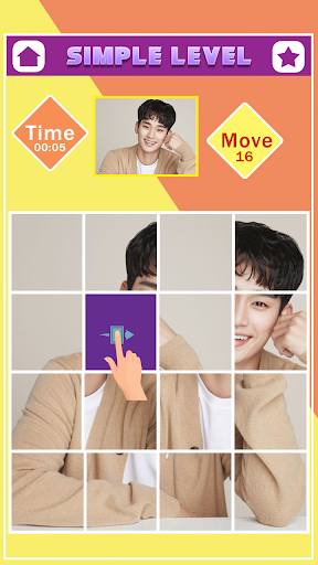 Fun Slide Puzzle Kim Soo Hyun Screen 3
